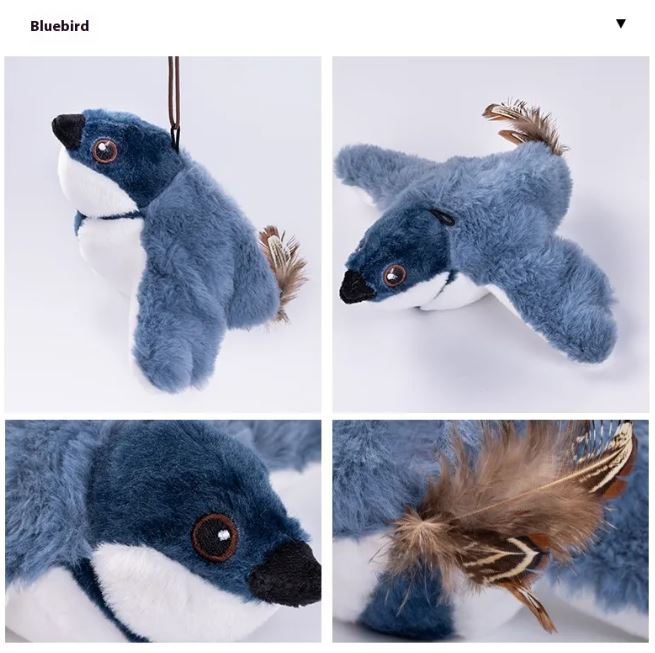 Interactive Flapping Bird Cat Toy